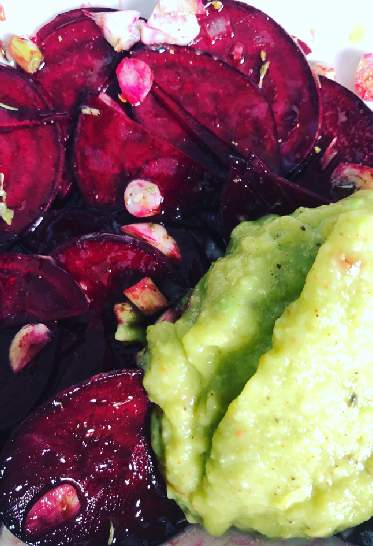 Betteraves guacamole