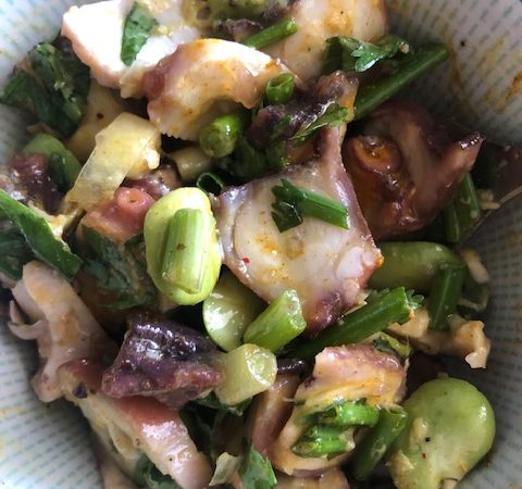 Salade de poulpe renforcer son immunité